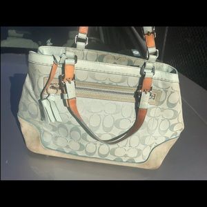 Coach Handbag, light blue